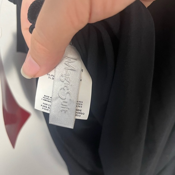 New magicsuit mirclesuit black ruffle Chloe Tankini top size 12 - Picture 9 of 11